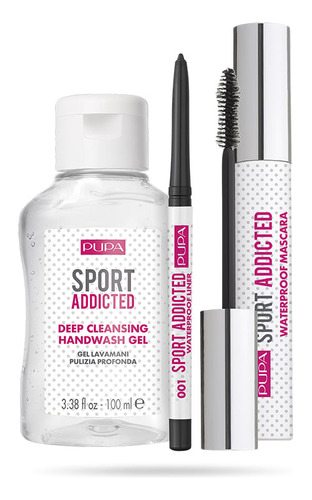 Pupa Kit Sport Addict (mascara, Lapiz De Ojos, Gel Manos)