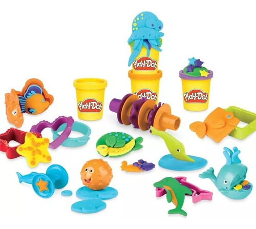 Play-doh Set De Amigos Del Mar