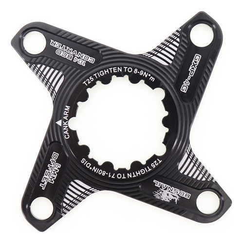 Convertidor De Araña Adaptador De Plato Para Sram Gxp 104bcd