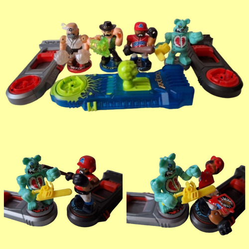 Akedo Ultimate Arcade Warriors 4 Figuras Y 3 Drivers (Usado)
