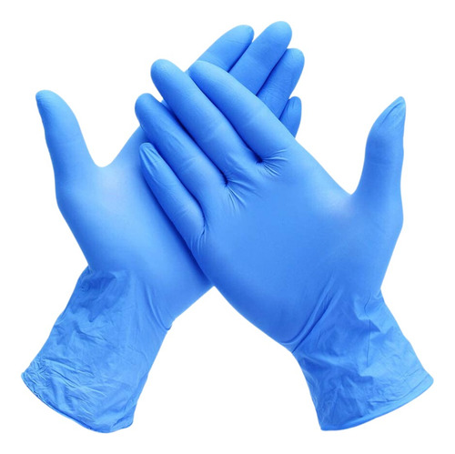 Guantes Nitrilo Libre Latex No Polvo Uso Medico Multiusos