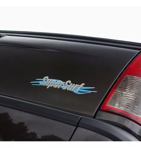 Emblemas Super Surf 2003/2008 Cinza/azul Saveiro Parati