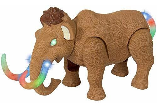 Liberty Imports Electronic Walking And Moving Woolly Mammoth