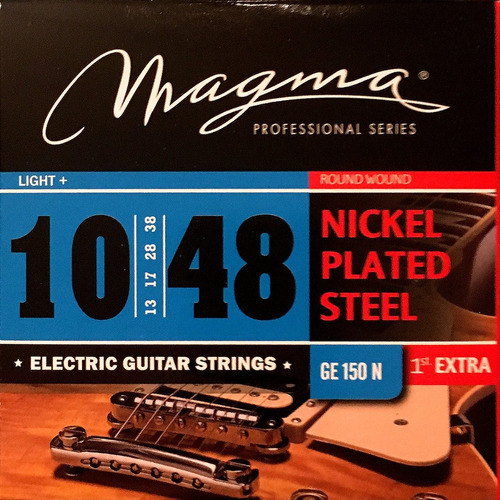 Encordado Guitarra Electrica Magma Nickel 10-48 P/ Steel 