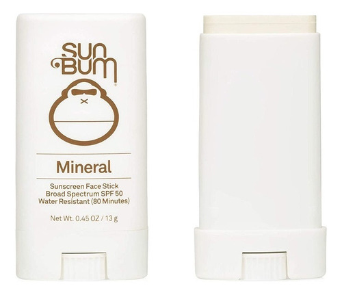 Protector Solar Sun Bum Mineral Spf 50 Barra Y Vegano