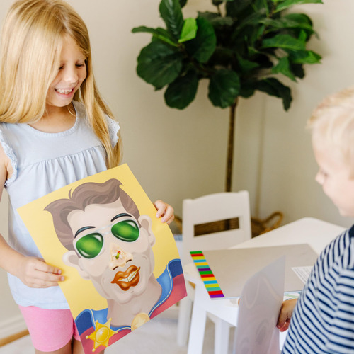 Bloc Autoadhesivo Makeaface De Melissa Doug Crazy Characters