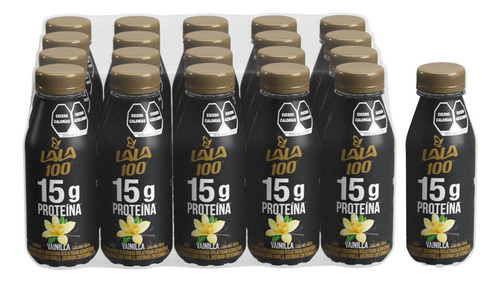 Lala 100 Leche Sin Lactosa Sabor Vainilla. 20 Pzas De 330 Ml