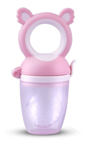 Alimentador Porta Frutinhas Babydeas ® Rosa + Estojo