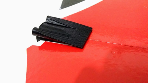 Aeromodelo Asa Zagi Horizon 1 Metro De Asa Com Linkagem + 2 Servos Mg90s Cor Vermelho