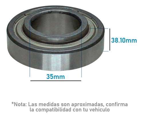 Balero Soporte Flecha Cardan Pickup C15/c1500 5.7l V8 1971