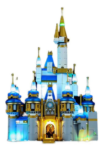 Luz Led Para Lego Mini Disney Castle 40478 (40478 No Incluid