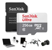 Comprar Cartão Para Celular Câmeras Filmadoras Tablets 256gb Sandisk