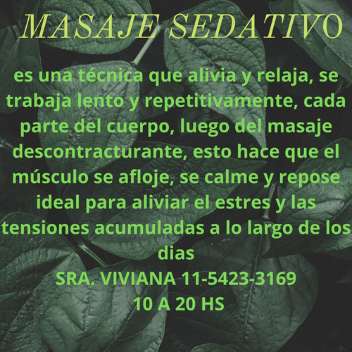 Imagen 9 de 10 de Masajista Profesional En Villa Del Parque