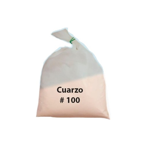 Cuarzo Blanco Abrasivo Molido #100 Blanco 10 Kg.