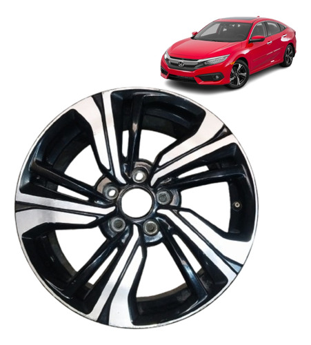 Roda Avulsa Civic G10 2017 A 2021 Original Aro 17 (Usado)