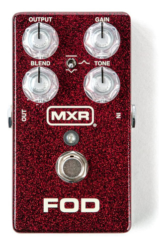 Jim Dunlop Fod Drive Effects Pedal Rojo