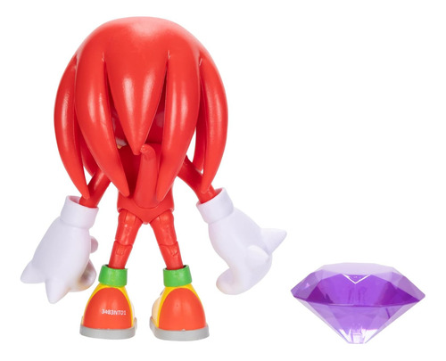Sonic The Hedgehog Figura De Acción Knuckles De 4 Pulgadas C