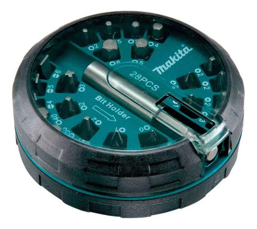 Juego de brocas y adaptadores B-28911 de 28 piezas de Makita