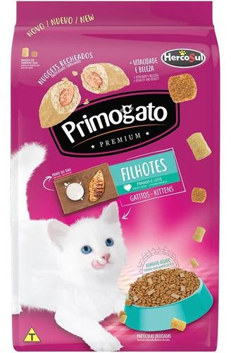 Primogato Gatitos 10.1 Kg Con Nuggets Rellenas Y S