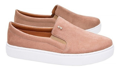 tenis slip on bege