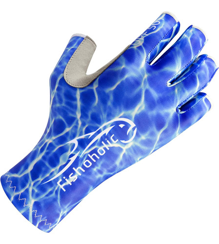 Guantes De Pesca Sin Dedos (2 Colores) Upf50+ Súper Ag...