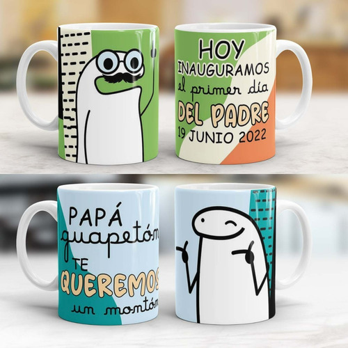 Imagen 6 de 10 de Tazas Dia De La Madre - Dia Del Padre Cumpleaños
