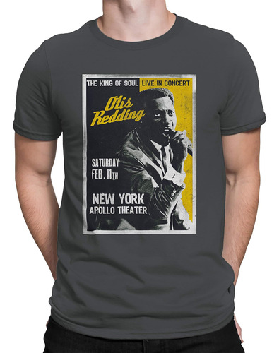 Polera Otis Redding King Of Soul Apollo Para Adultos, Colo