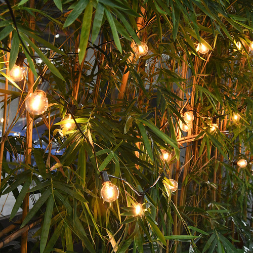 Cadena De Bombillas Led Cálidas Para Bombillas De Vidrio Con
