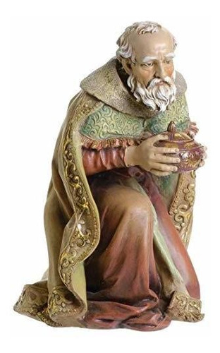 Estudio De José Por Roman - Color Rey Melchor Figura De 27  