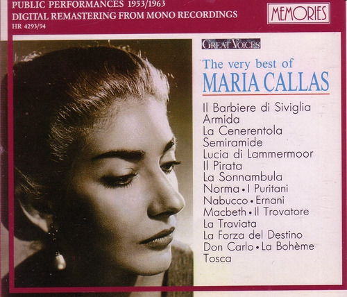 The Very Best Of Maria Callas - 1953 / 1963 Live