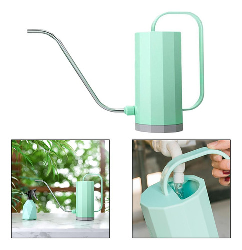 Boca Larga Regadera De Plantas Color Para Suculentas Verde