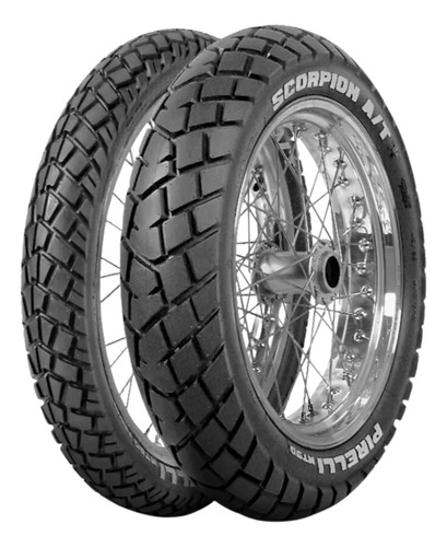 Pneu Pirelli 90/90-21 + 120/80-18 Mt90 Moto