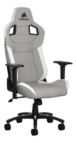 Imagen 2 de 4 de Silla Gamer Corsair T3 Rush Grey/white