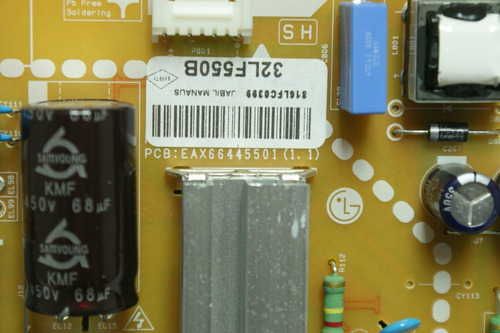 Imagem 2 de 8 de Placa Fonte LG 32lf550 32lf565 32lf595 32lx330 32lx530 43lf5900 Eay63630201