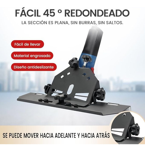 Base Para Esmeril Corte 45 Y Chaflan Para Loseta Y Azulejos