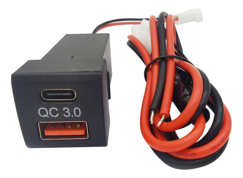 Adaptador Pd-c De Doble Cargador Usb Para Coche Para Qc 3.0