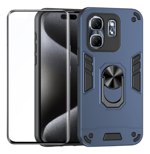 Funda Para Infinix Hot 50i Smart 9 Valiente Cambiante+mica