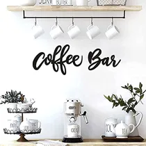Comprar Letreros Decorativos  Café Bar Decoración De La Pared Cocina