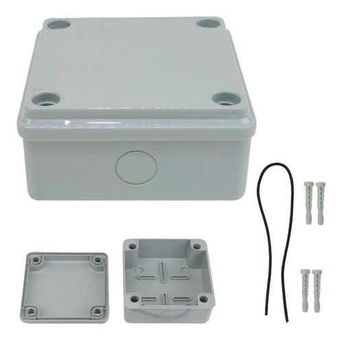 Imagen 1 de 8 de Caja De Paso Luz Estanca Exterior 110x110x55 Pvc Electricas