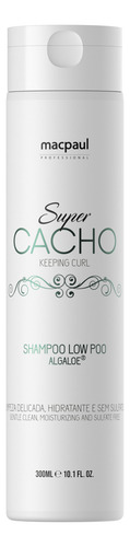 Shampoo Sem Sulfato Super Cacho Low Poo Macpaul 300ml