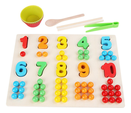 General Juego De Cuentas De Tablero De Madera, Rompecabezas
