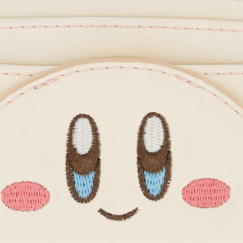 Tarjetero Kirby Nintendo Cartera Portatarjetas Color Crema