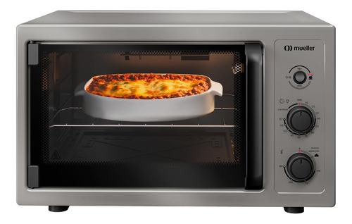 Forno Elétrico De Bancada Mueller 50 Litros Com Grill Mfb50b Cor Titânio 127v