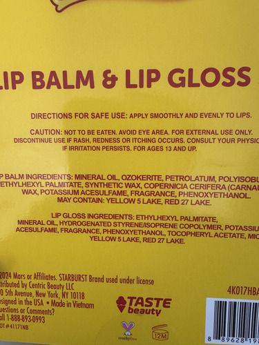 Bálsamos Labiales Set Starburst