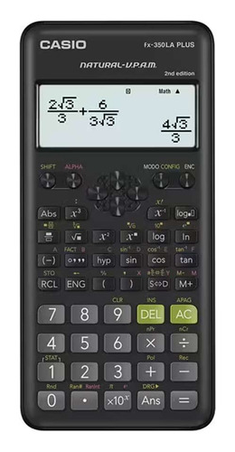 Calculadora Cient. Casio Fx-350laplus 2da Gen 252 Funciones