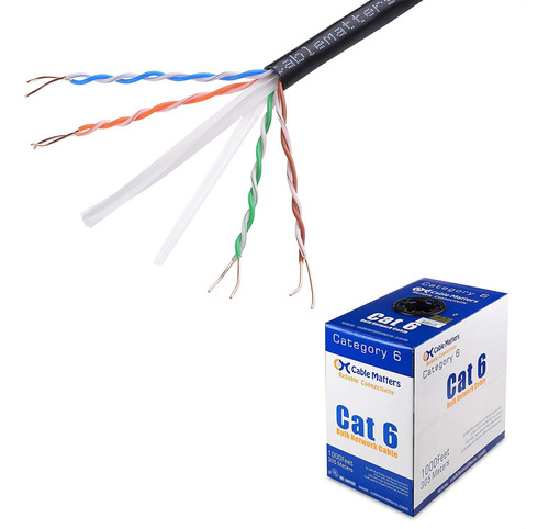 Cable Matters Cable Cat 6 De Cobre Desnudo De 10 Gbps Para E