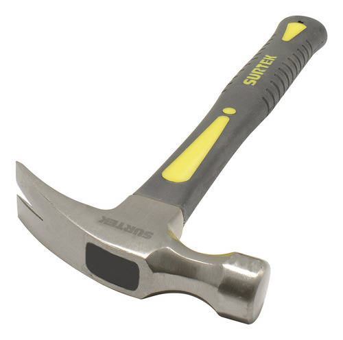 Martillo De Uña Recta De Fibra De Vidrio De 14 , 16 Oz