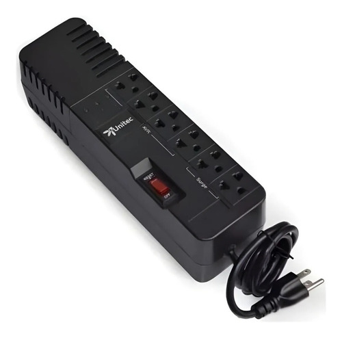 Imagen 4 de 5 de Regulador Automático De Voltaje 990va 6 Tomas Unitec