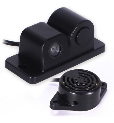Kit Estacionamento Sensor Camera Retrovisor Lcd Frontier