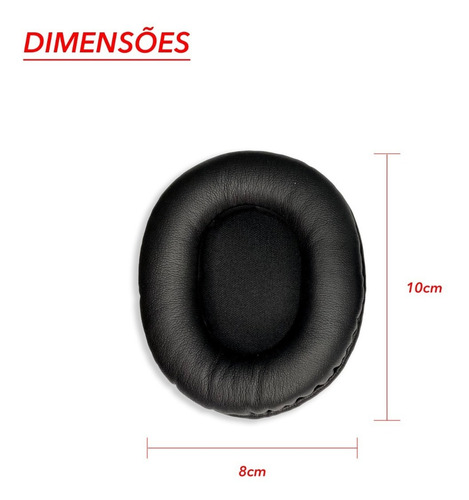 Almofadas Espumas Pretas Para Fone Steelseries Arctis Prime